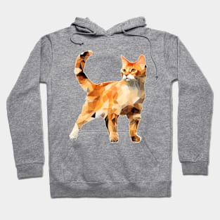 Origami Cute Kitten Hoodie